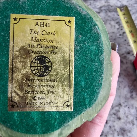 Christmas Village House LIBERTY FALLS THE CLARK MANSION - Picture 3 of 3